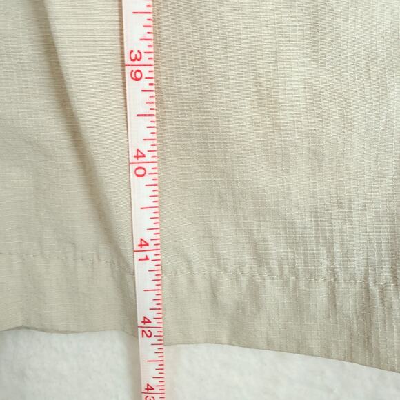 Columbia PFG Pants Mens L 34 Biege Hiking Nylon Convertible Zip Off Gorpcore - Picture 10 of 11